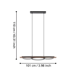 Lampa wisząca BOYAL 99624 EGLO